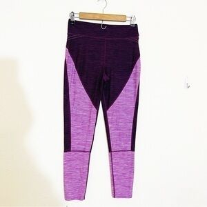 Obermeyer Girl Courtnay Hi-Rise Leggings Size Large Pink/Purple